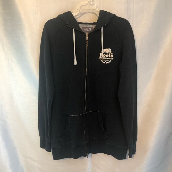 Roots 73 Athletics Zip  Hoodie Adult Lg Black - Picture 12 of 12